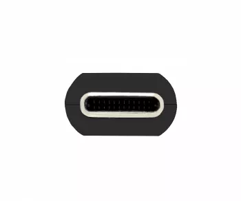 Cavo di ricarica DINIC USB tipo C a C, 2x spina USB tipo C, 60W, 3A, OD: 3,5 mm, nero, scatola DINIC con foro Euro, 1,5 m